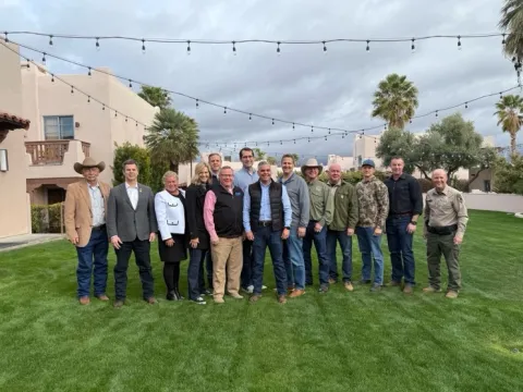 Photo of the House delegation kicking off Friday with local Tucson law enforcement