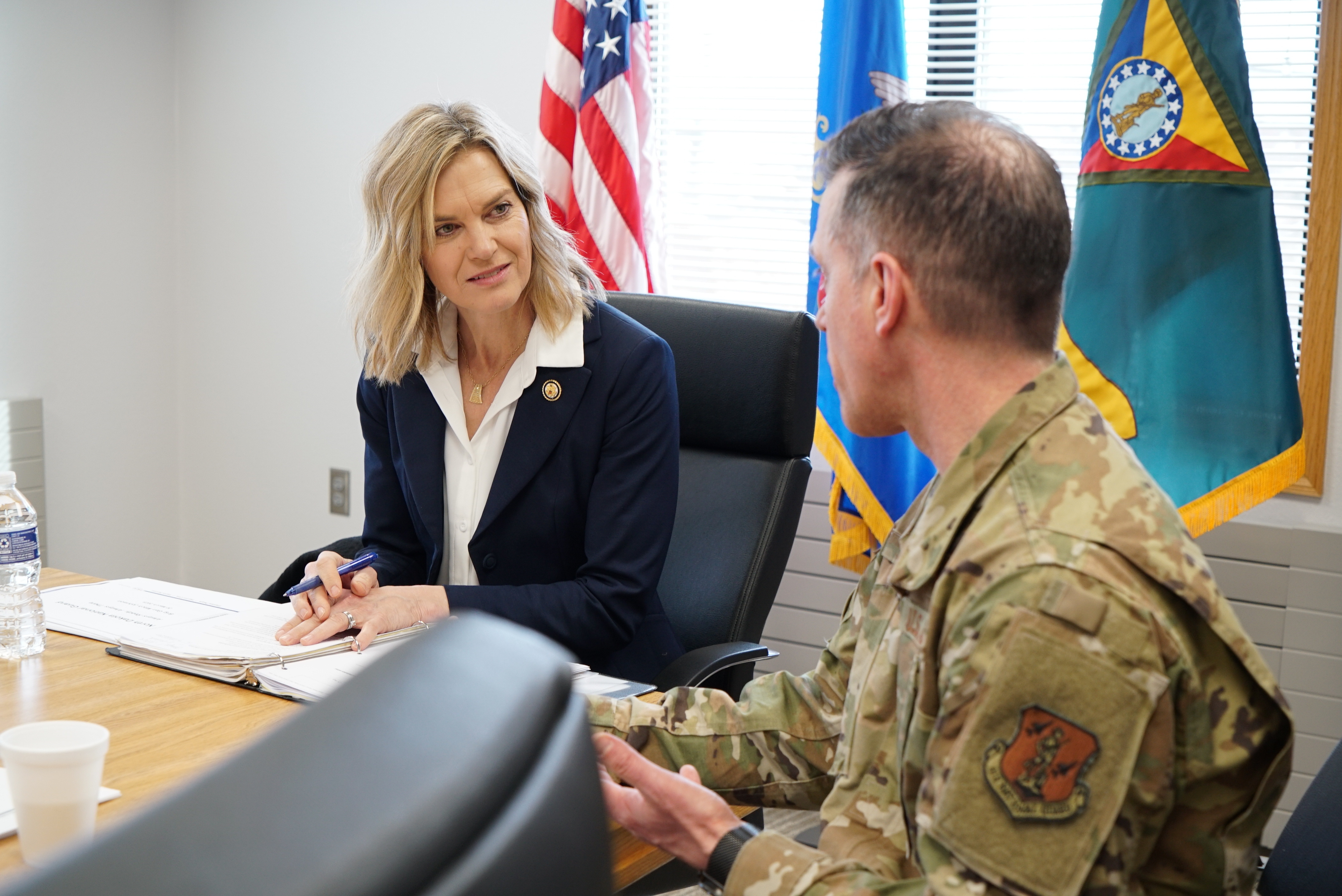 Congresswoman Julie Fedorchak (R-ND) at Camp Grafton 