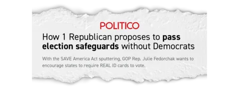 Politico headline