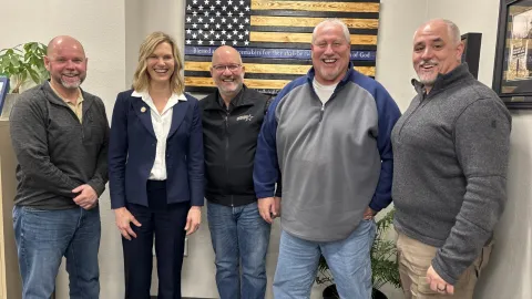 Fedorchak meets with Burleigh County Sheriff