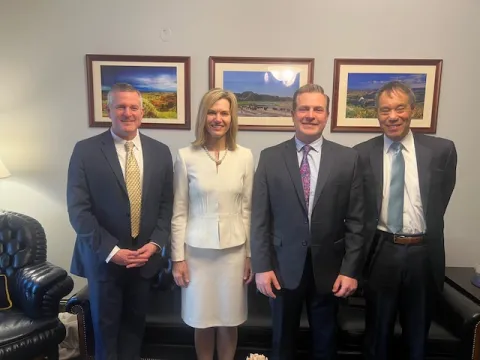 Photo of JF with CEO of SPP