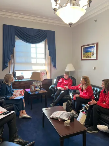 Rep. Fedorchak with North Dakota Special Olympics
