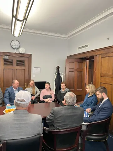 Rep. Fedorchak with North Dakota Rural Water System Managers and Board Members