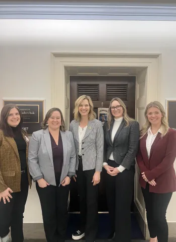 Rep. Fedorchak with Community HealthCare Association of the Dakotas (CHAD)