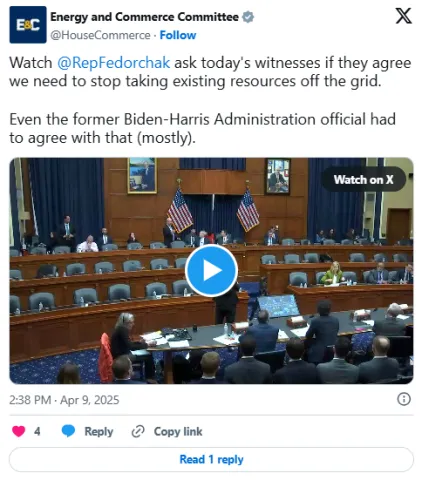 Committee hearing questioning