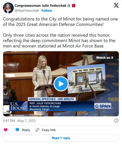 Congresswoman Julie Fedorchak (R-ND)