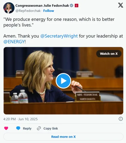 Congresswoman Julie Fedorchak (R-ND)